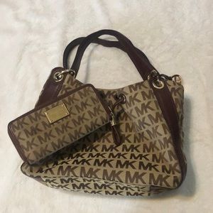 Micheal Kors bag and wallet